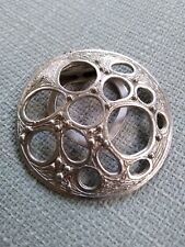 Vintage silver tone scarf clip 