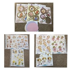 Hunkydory Morehead Die-Cut Decoupage Sheets and Rocker Card Kit. Partly Used.