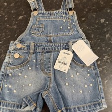 BNWT NEXT Denim Dungarees With