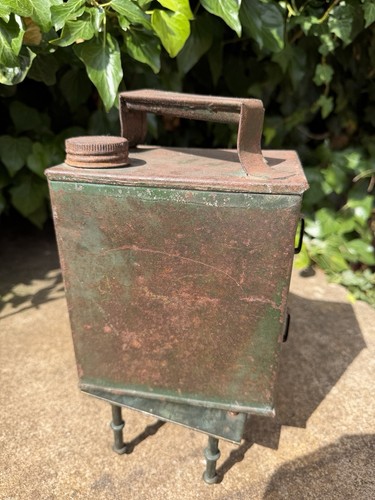 Vintage strap petrol fuel - on,