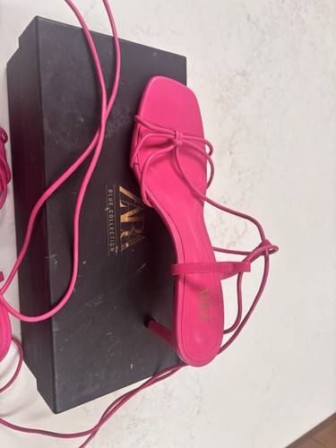 Zara leather pink - pink,