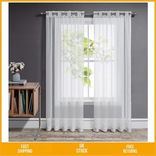 Elegant Eyelet Sheer Voile