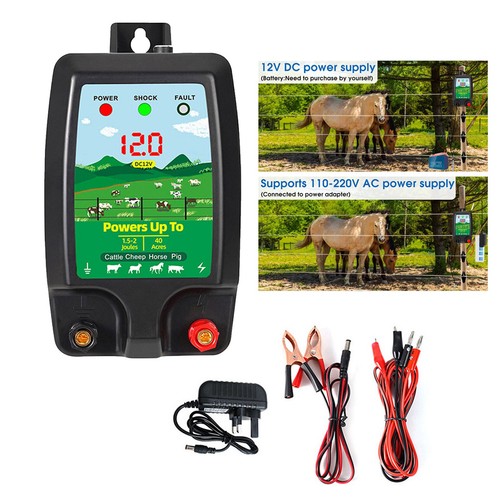 Electric fence energiser 12v - fence,