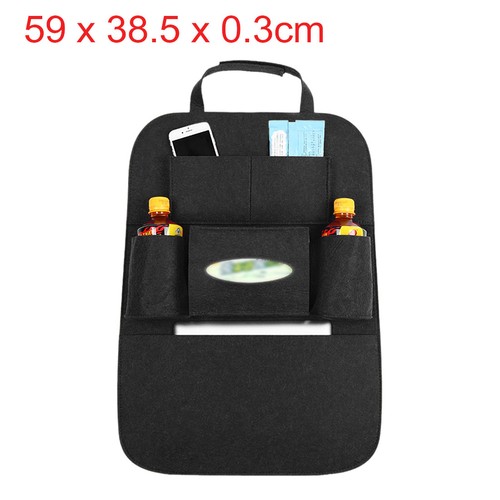 Black multi pocket storage bag - multi-pocket,