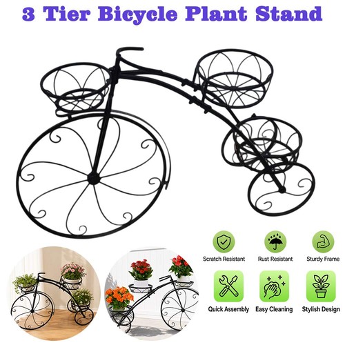 Tier wrought iron bicycle - 3,