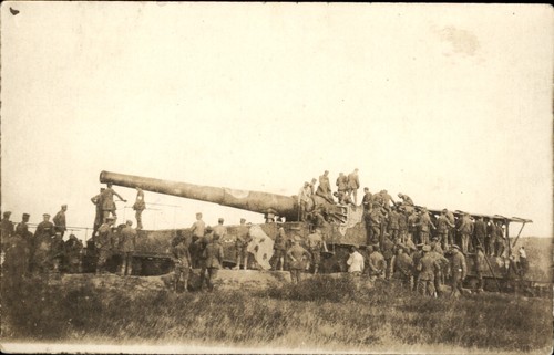 Big coastal gun military wwi - gun,