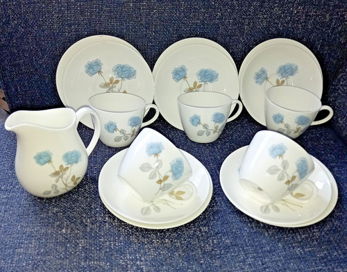 Wedgwood ice rose trios - ice, 5