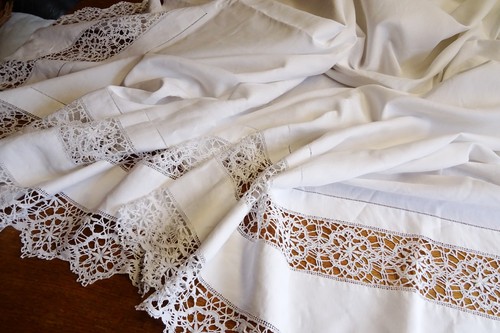 Large french pure linen sheet - large,