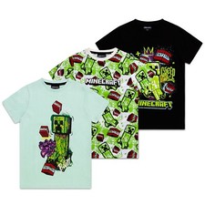 Minecraft Boys T-Shirts Pack