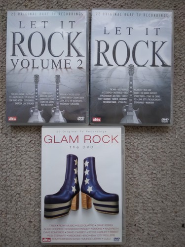 Glam rock and let - and,