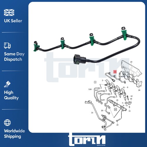 Fuel injector leak off return - fuel,