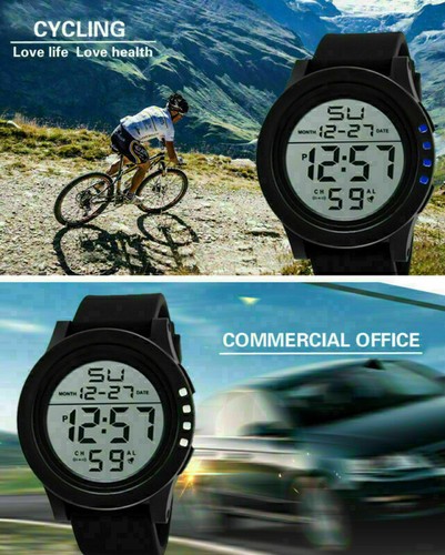 Skmei men led digital - men's, army