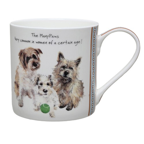 Terrier dogs china mug - terrier, |