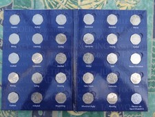 2012 London Olympic 50p Collectors Album Complete 29 x 50p Coin LIGHTHOUSE