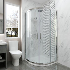 900 x 900 Quadrant Shower Enclosure And Tray 6mm Easy Clean/Tempered Glass