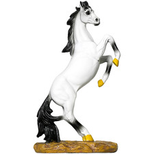 White Gold Standing Horse