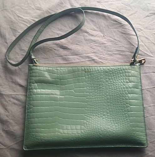 Aspinal london green croc - green,