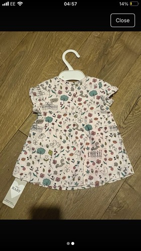 Baby girls pink cotton - m&s,