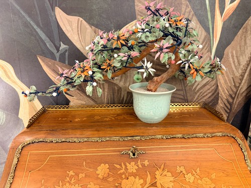Vintage chinese jade bonsai - vintage,