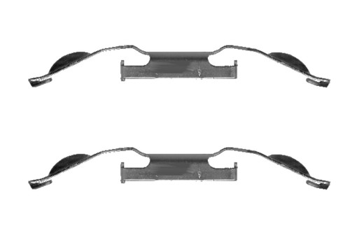 Fitting set for brake - , pads