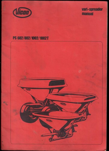Vicon varl spreader - spreader, manual