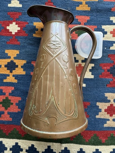 Art nouveau copper - art, dried