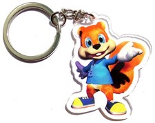 conkers bad fur day figure keyring keychain squirrel n64