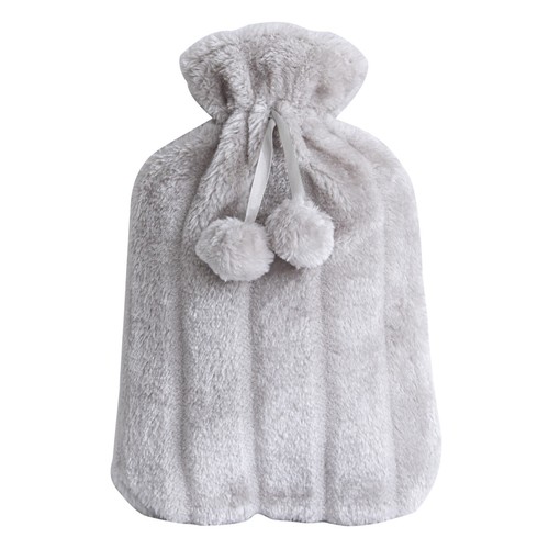 Hot water bottle with cover - water,