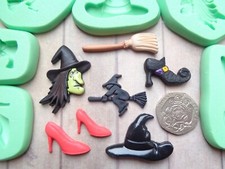 1x Mini Craft Mould: Wicked Witch of West/Halloween Themed (Resin Clay Cupcake)