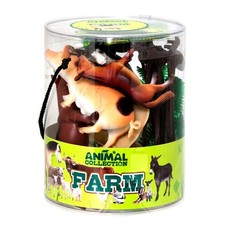 Childrens toy farm animals set - farm,