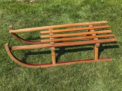 Vintage davos sledge sled - vintage,