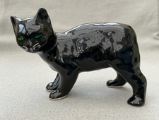 Ceramic Black Manx Cat with