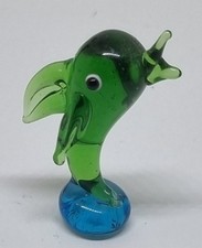 Miniature Glass Dolphin