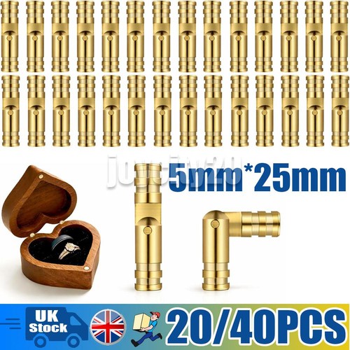 Mini barrel hinges brass - mini,