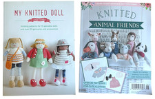 Two Books Knitted Animals &