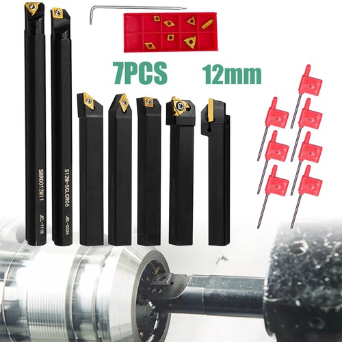 7pcs 12mm shank lathe - shank,