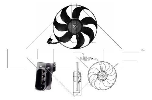 Genuine nrf radiator - radiator, for