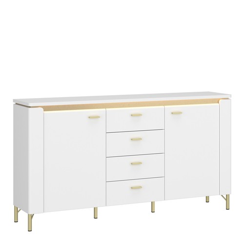 Modern white sideboard with - white,