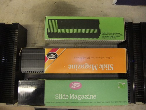 Slide projector tray - , for
