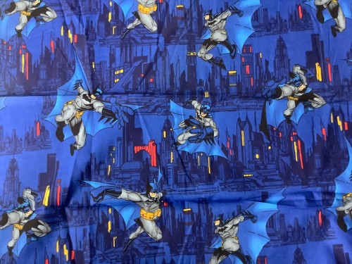 Blue batman fabric - blue,
