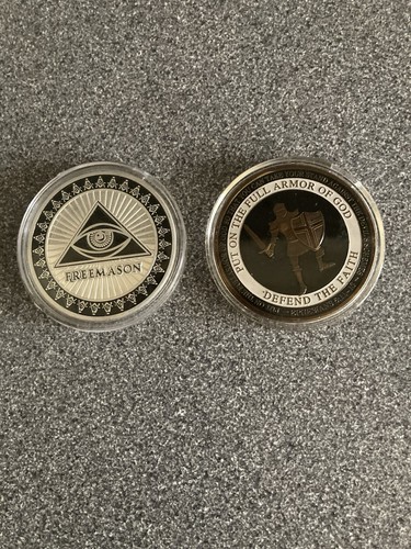 Masonic challenge coins - masonic,