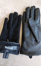 Ladies black leather and suede