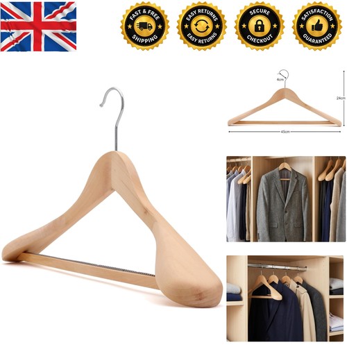 Luxury wooden suit hangers - 4,