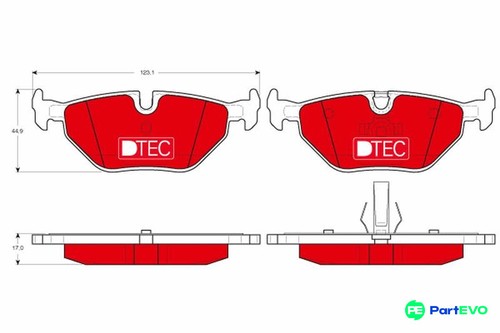 Trw disc brake - disc, pad