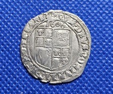 1606 Sixpence James I Hammered