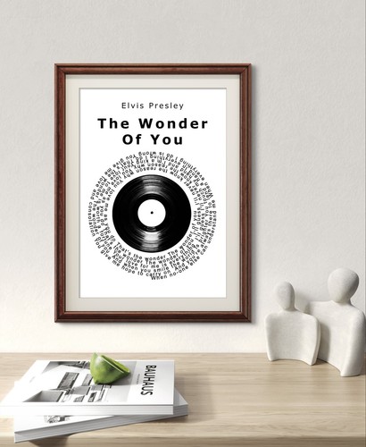 Elvis poster the wonder of - poster.,