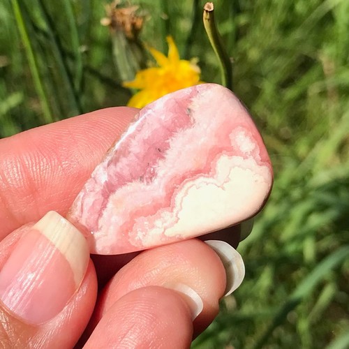 Rhodochrosite cab cabochon - rhodochrosite,
