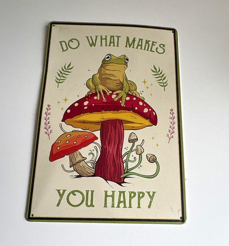Metal wall mounted sign - wall,