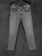 Replay Jeans Men W34 L30 Grey