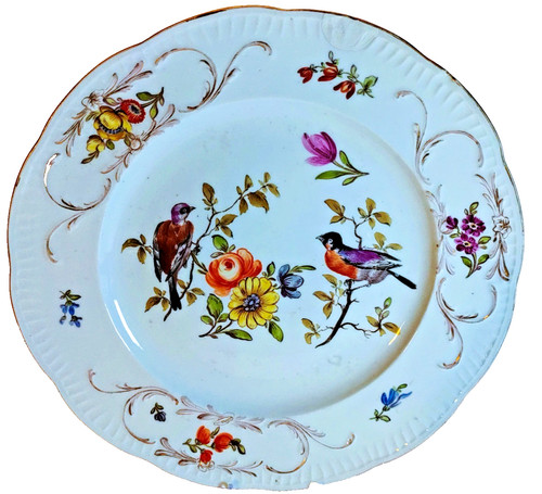 Meissen plate dot time circa - meissen,